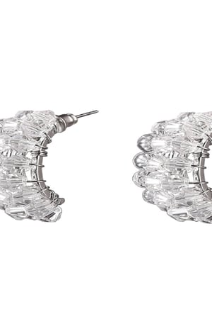 Ohrringe Future Rock Transparent Metall h5 Bild2